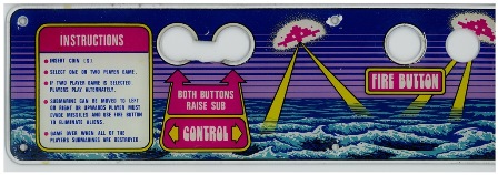Sea Scare control panel overlay, left